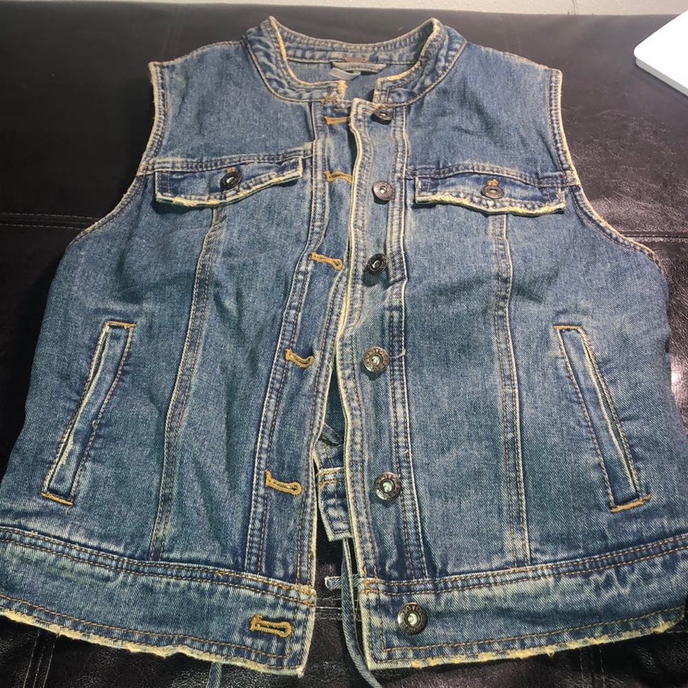 Free people jean vest